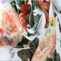 100% polyester digital printed chiffon fabric/floral party dress fabric/chiffon printed fabric