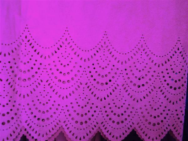 laser suede fabric