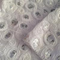 embroideried mesh,sequin net embroidery fabric for wedding dress