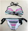 Colorful Pattern String Bikini