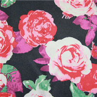 flower printed fabric