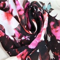 colorful chiffon fabric