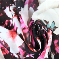 fashion printing chiffon fabric