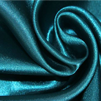 100% polyester shimmer satin sleepwear fabric