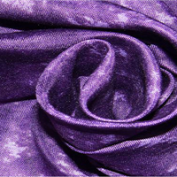 100% polyester printed watercolour style fabric/cheap bulk fabric