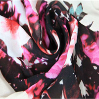 fashion printing chiffon fabric