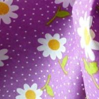Sunflower Printed Micro Brushed Pongee Fabric for Bedsheet
