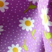 Sunflower Printed Micro Brushed Pongee Fabric for Bedsheet