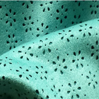 Punched Microfiber Suede Fabric for Home Textile