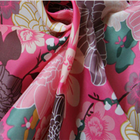 printed polyester taffeta fabric