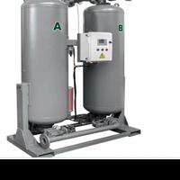 Heatless desiccant air dryer remove