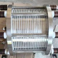 Alkali liquor cooler for hydrogen production by water electrolysis