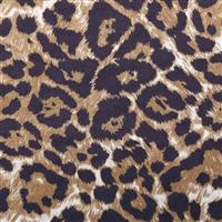leopard air layer suede fabric