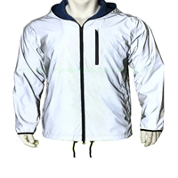 Men′ S Double Sides Usable Outdoor Reflective Waterproof Rain Jacket