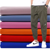 Ready goods water resistant soft stretch 4 way 70D nylon spandex sports pants fabric